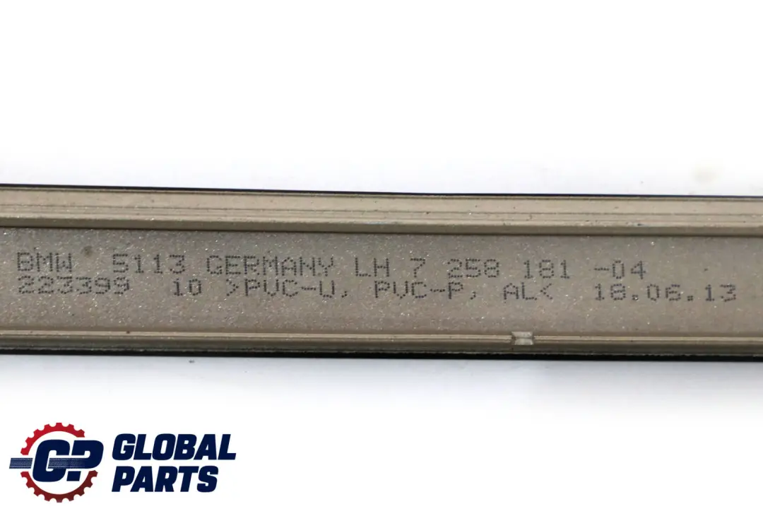 Roof Moulding Railing Gutter Trim Left N/S Orionsilber to BMW 3 Series F30 with Part number 2239971 BMW 3 Series F30 Roof Moulding Railing Gutter Trim Left N/S Orionsilber - SKU 2239971-ORION - Part number 2239971