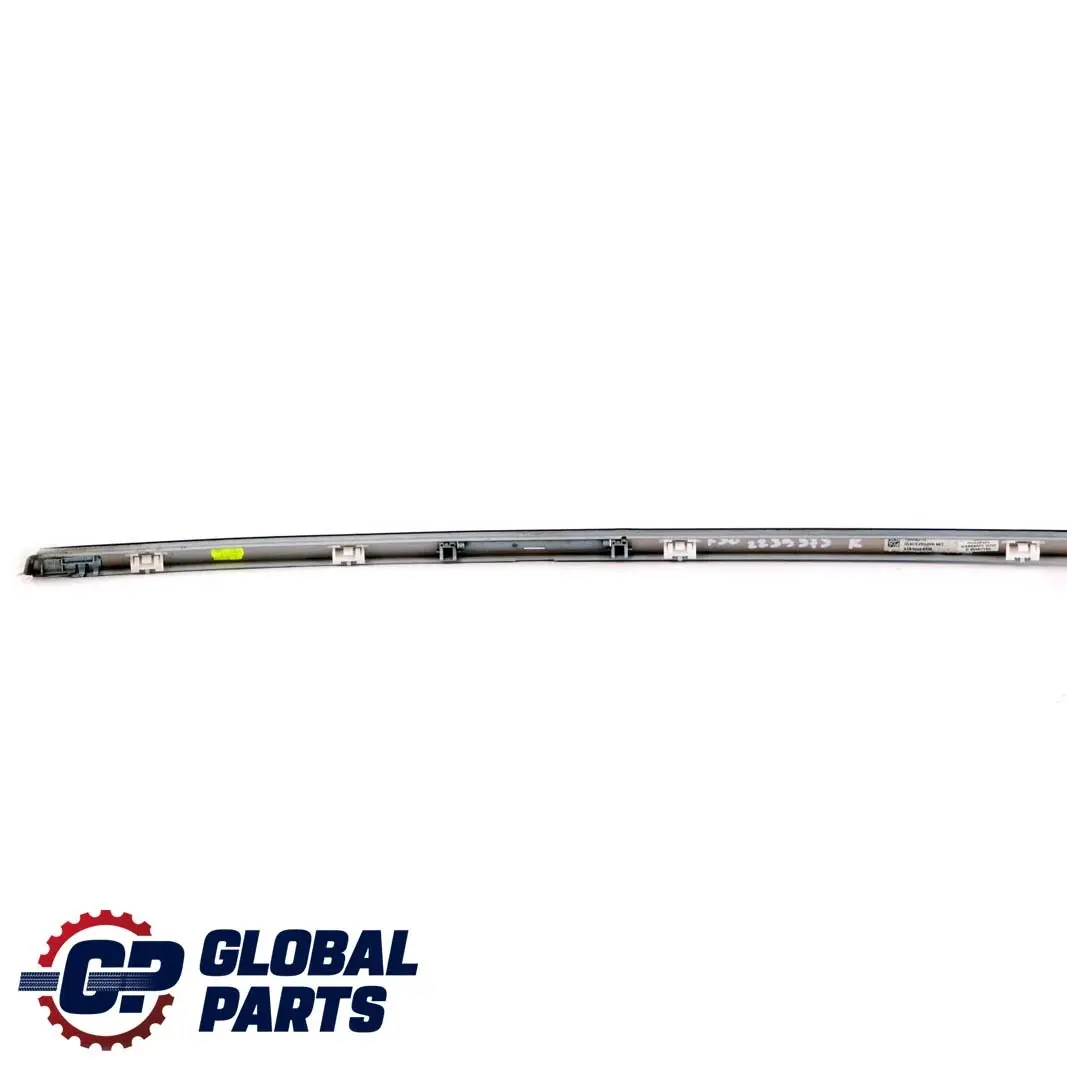 BMW F30 Modanatura Ringhiera Grondaia Trim Destra Ghiacciaio Silber Argento - SKU 2239973-GSB - Numero di parte 2239973