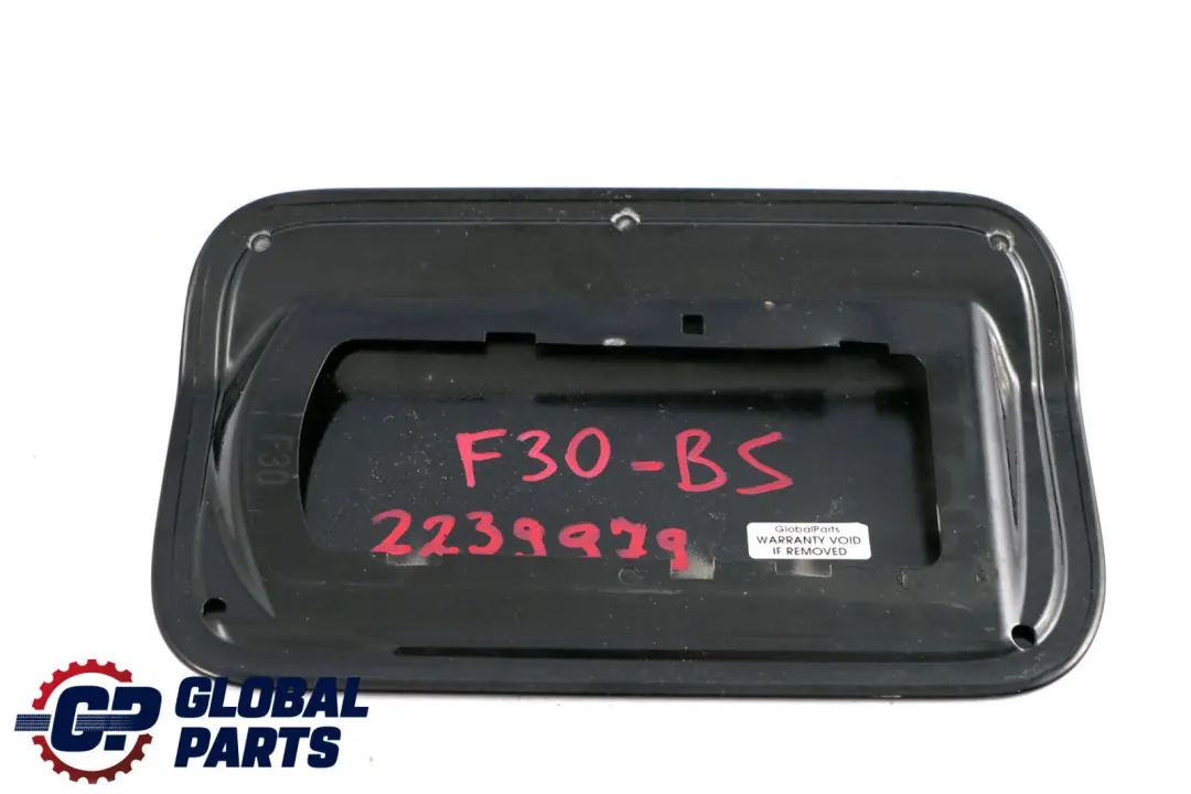 Fill In Flap Black Sapphire Metallic to BMW 3 Series F30 F80 M3 Fuel Cover with Part number 2239979 BMW 3 Series F30 F80 M3 Fuel Cover Fill In Flap Black Sapphire Metallic - SKU 2239979-BS - Part number 2239979