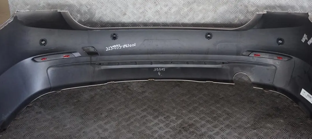 Bumper Trim Panel PDC Orionsilber Orion Silver - A92 to BMW 3 F30 Sport Line Rear with Part number 2239993 BMW 3 F30 Sport Line Rear Bumper Trim Panel PDC Orionsilber Orion Silver - A92 - SKU 2239993-ORION - Part number 2239993