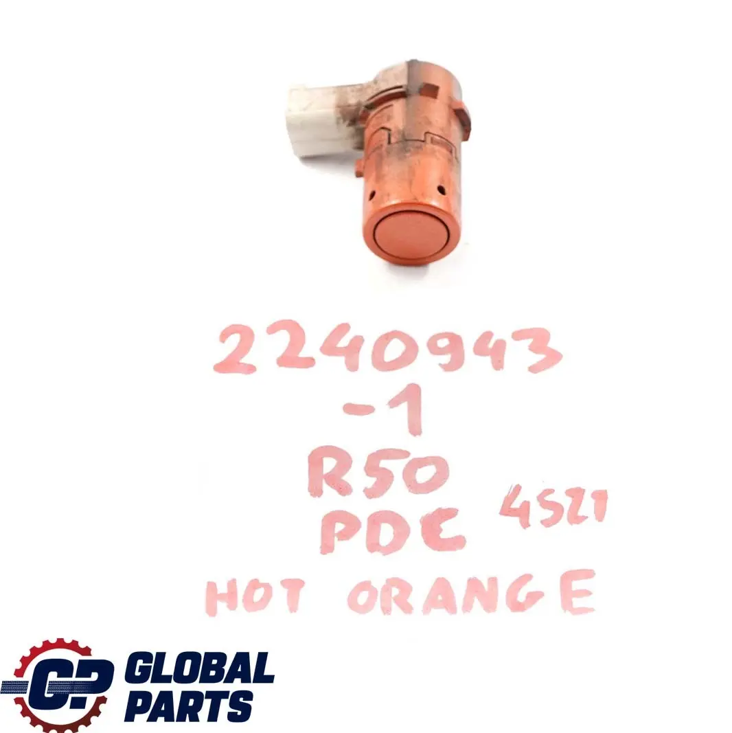 Mini R50 R52 R53 1 Parachoques trasero PDC Sensor ultrasónico Hot Orange - A26 - SKU 2240943-1 - Número de pieza 2240943