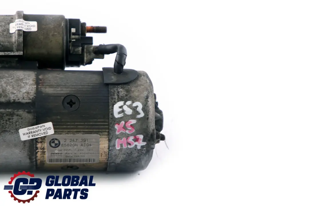 M57 3.0d Diesel Demarreur Moteur Demarreur 1241 pour BMW X5 E53 à propos du numéro de pièce 2247391 BMW X5 E53 M57 3.0d Diesel Demarreur Moteur Demarreur 1241 - SKU 2247391 - Numéro de pièce 2247391