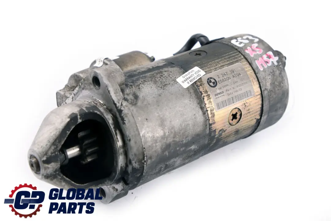 M57 3.0d Diesel Motor De arranque para BMW E53 con número de pieza 2247391 BMW E53 M57 3.0d Diesel Motor De arranque - SKU 2247391 - Número de pieza 2247391