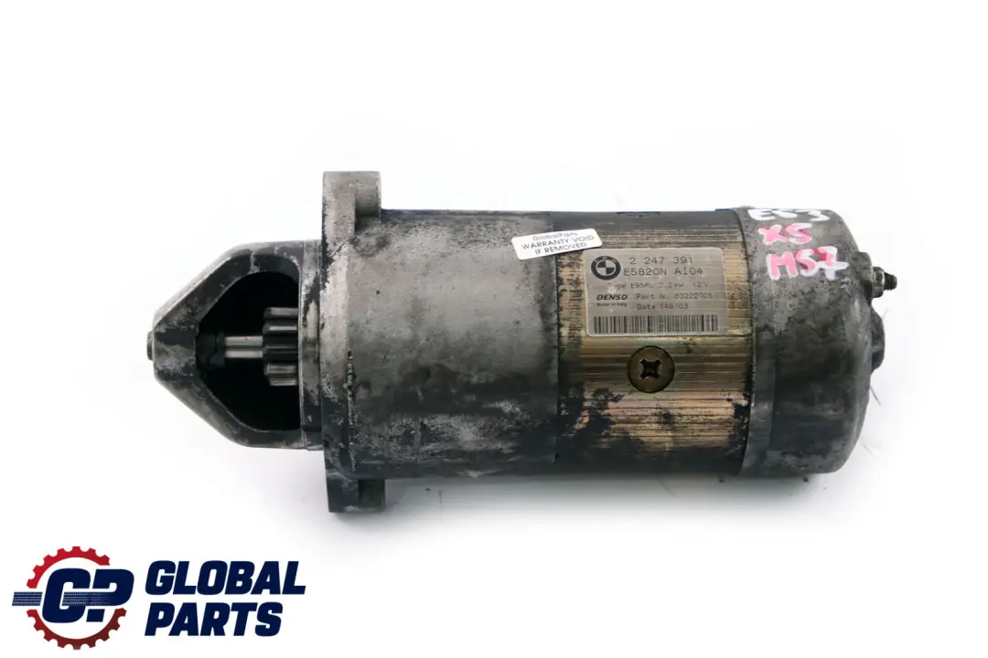 M57 3.0d Diesel Starter Motor Anlasser 1241 für BMW X5 er E53 mit Teilenummer 2247391 BMW X5 er E53 M57 3.0d Diesel Starter Motor Anlasser 1241 - SKU 2247391 - Teilenummer 2247391
