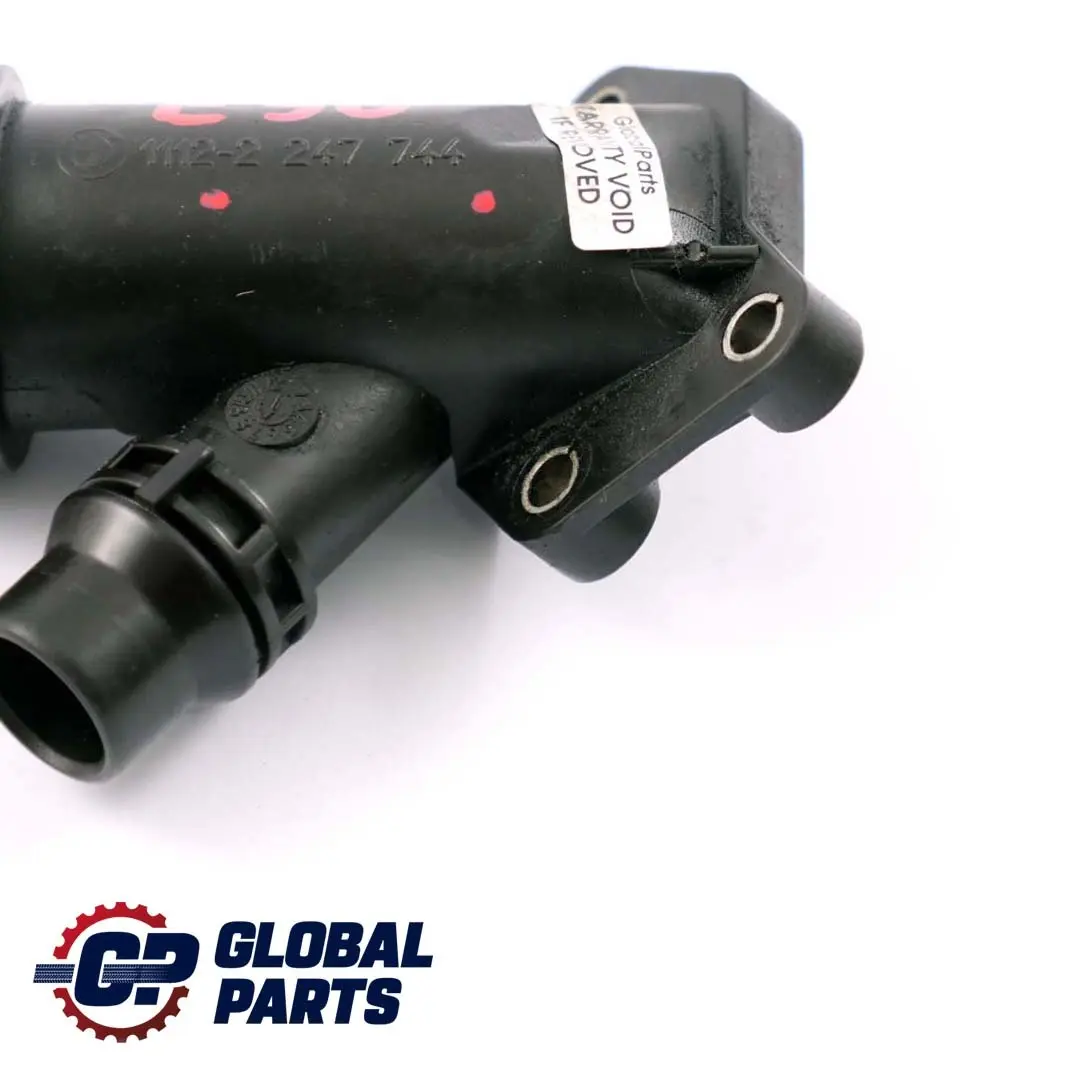 Water Pump Flange BMW E60 E87 E90 Thermostat Connector Pipe Hose to with Part number 11122247744 Water Pump Flange BMW E60 E87 E90 Thermostat Connector Pipe Hose - SKU 2247744 - Part number 11122247744