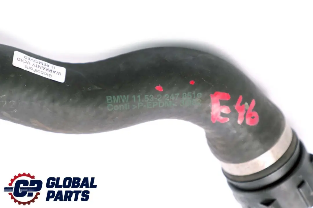 Cooling System Water Hose Pipe Line to BMW 3 Series E46 Engine with Part number 2247851 BMW 3 Series E46 Engine Cooling System Water Hose Pipe Line - SKU 2247851 - Part number 2247851