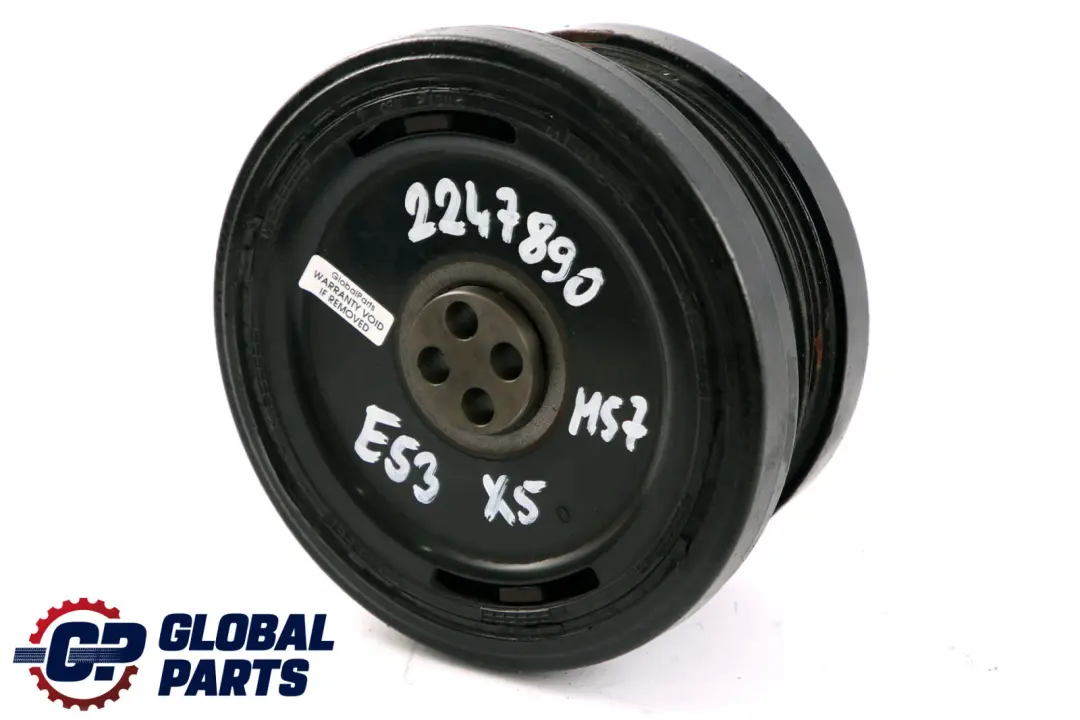 M57 Amortisseur de vibrations Poulie de vilebrequin pour BMW X5 E53 3.0d à propos du numéro de pièce 2247890 BMW X5 E53 3.0d M57 Amortisseur de vibrations Poulie de vilebrequin - SKU 2247890 - Numéro de pièce 2247890