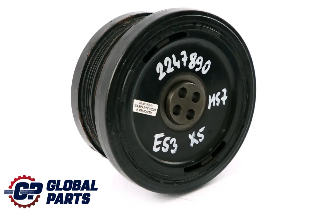 M57 Amortiguador de vibraciones Polea del cigüeñal para BMW X5 E53 3.0d con número de pieza 2247890 BMW X5 E53 3.0d M57 Amortiguador de vibraciones Polea del cigüeñal - SKU 2247890 - Número de pieza 2247890