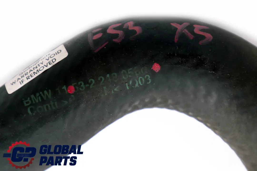BMW X5 Series E53 3.0d M57 Water Hose Pipe Engine Cooling - SKU 2248058 - Part number 2248058