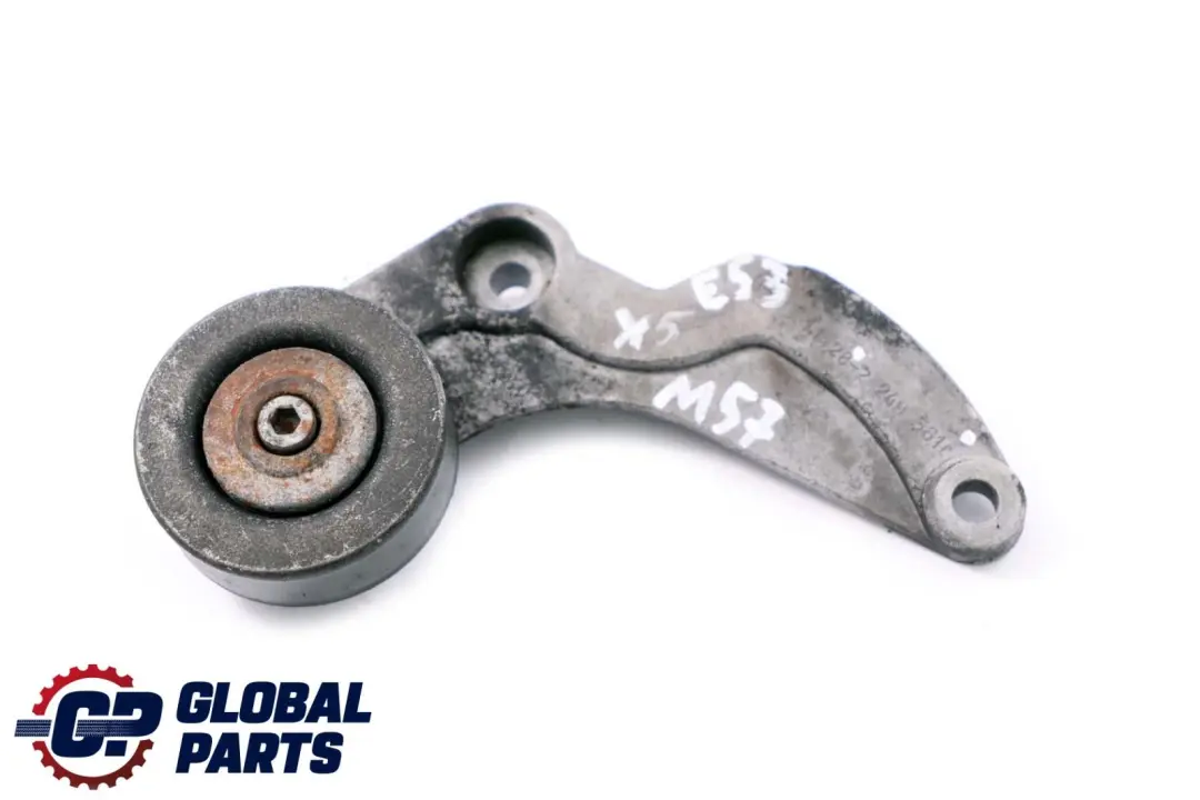 M57 Alternator Generator Wasserpumpe Spannrolle Halter Halterung für BMW X5 E53 mit Teilenummer 2248561 BMW X5 E53 M57 Alternator Generator Wasserpumpe Spannrolle Halter Halterung - SKU 2248561 - Teilenummer 2248561