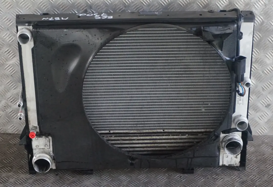 BMW 7 Series E65 M57N M57N2 730d Complete Engine Cooling Radiator Shroud Fan - SKU 2249458-1 - Part number 2249458