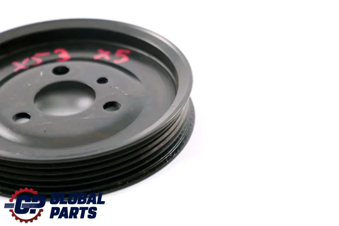 M57 Power Steering Pump Pulley to BMW X5 E53 3.0d with Part number 2249949 BMW X5 E53 3.0d M57 Power Steering Pump Pulley - SKU 2249949 - Part number 2249949