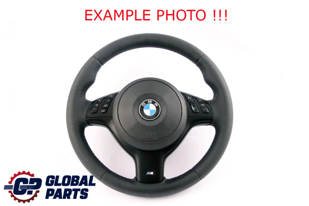 Leather M-Sport Thick Steering Wheel M-tricolored Threads to BMW 3 Series E46 NEW with Part number 2282022 BMW 3 Series E46 NEW Leather M-Sport Thick Steering Wheel M-tricolored Threads - SKU 2282022-1 - Part number 2282022