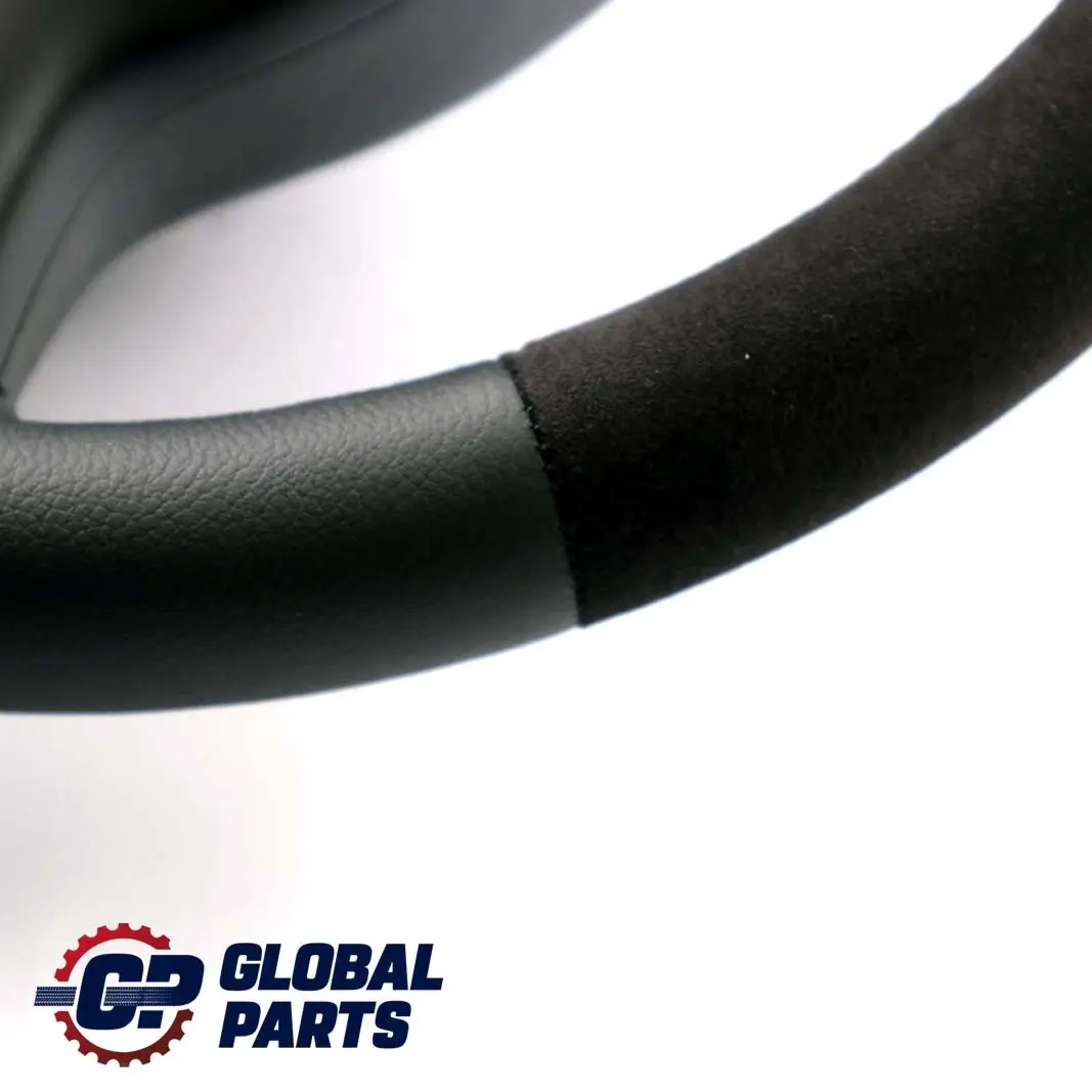 BMW E46 NEW Leather / Alcantara M-Sport Thick Steering Wheel Tricolored Threads - SKU 2282022-2 - Part number 2282022