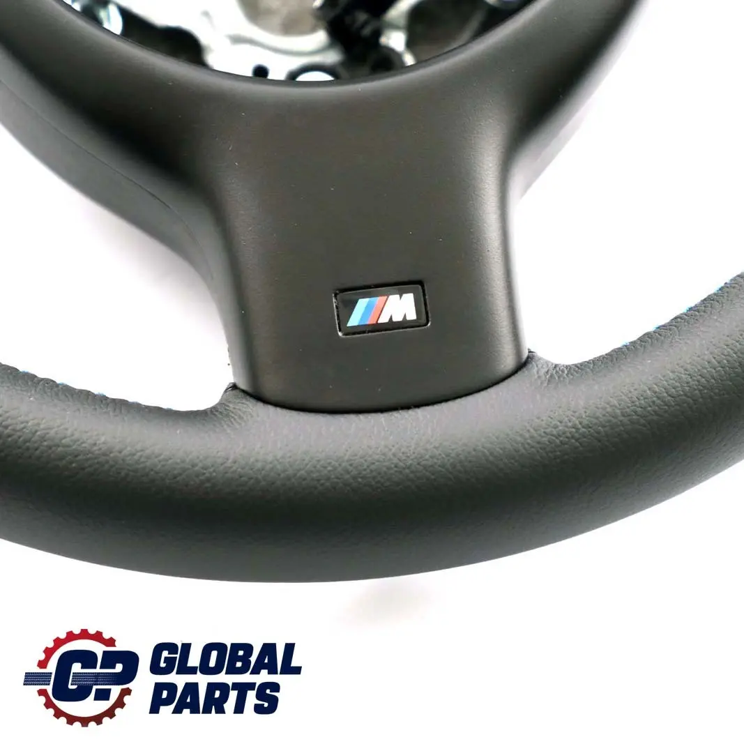 BMW E46 NEW Leather / Alcantara M-Sport Thick Steering Wheel Tricolored Threads - SKU 2282022-2 - Part number 2282022