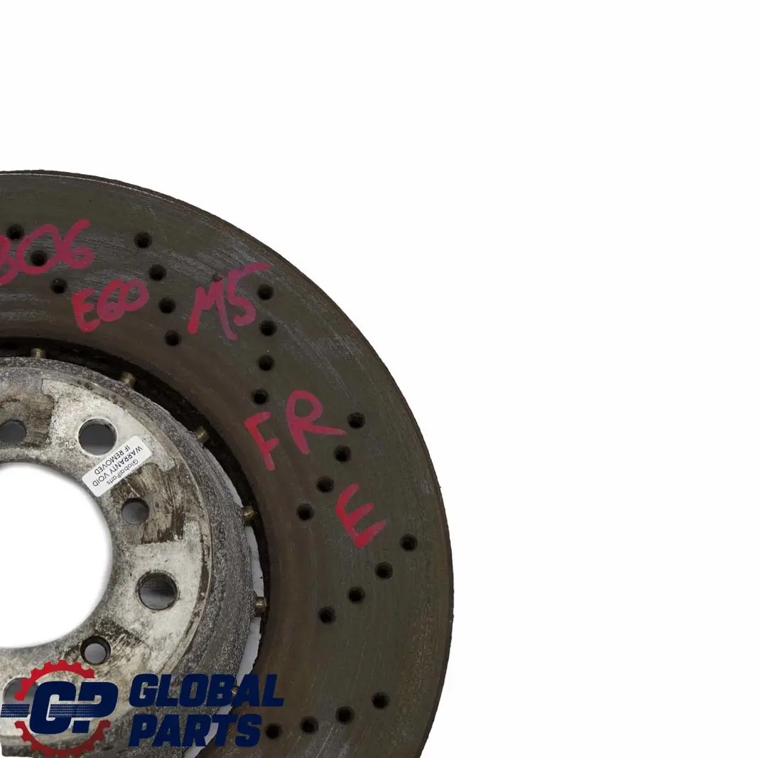 Bremsscheibe Belüftet Gelocht Vorne Rechts für BMW 5 er E60 M5 mit Teilenummer 2282806 BMW 5 er E60 M5 Bremsscheibe Belüftet Gelocht Vorne Rechts - SKU 2282806 - Teilenummer 2282806