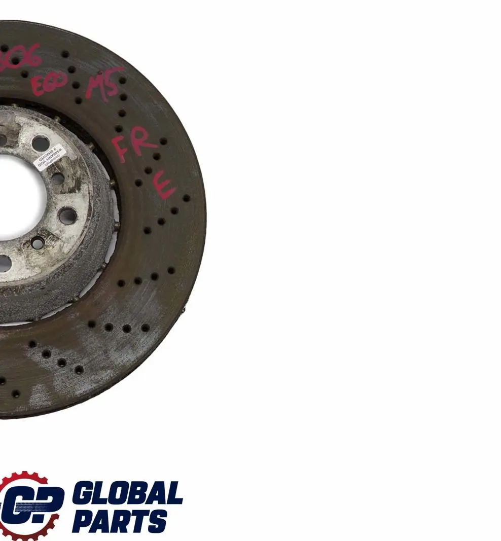 Front Right O/S Ventilated Perforated Wheel Brake Disc 374X36 to BMW 5 E60 M5 with Part number 2282806 BMW 5 E60 M5 Front Right O/S Ventilated Perforated Wheel Brake Disc 374X36 - SKU 2282806 - Part number 2282806