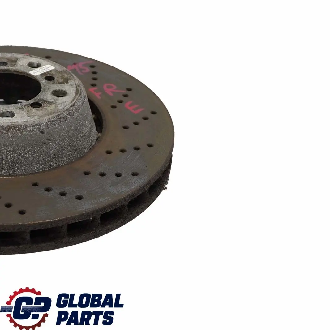 BMW 5 E60 M5 Front Right O/S Ventilated Perforated Wheel Brake Disc 374X36 - SKU 2282806 - Part number 2282806