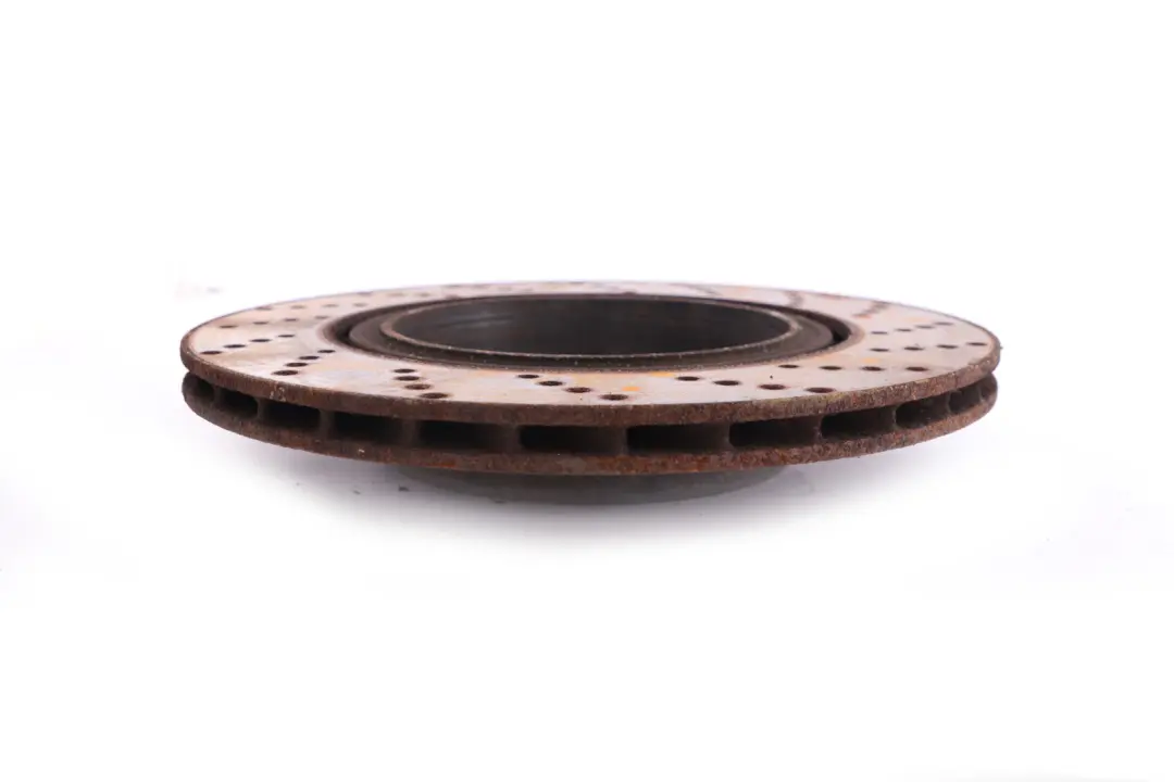 BMW 5 Reihe E60 M5 E63 M6 belüftete perforierte Radbremsscheibe hinten links - SKU 2282807 - Teilenummer 2282807