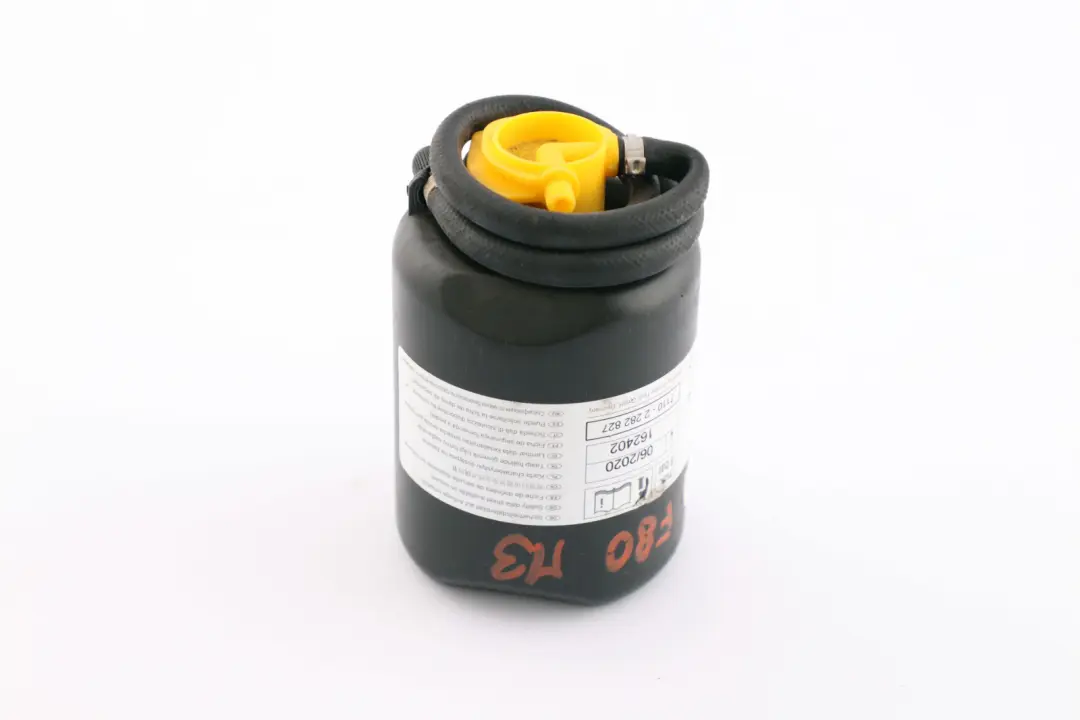 Gonfiatore pneumatici scorta Bottiglia liquida di gonfiaggio per BMW F10 F12 F80 M3 con numero di parte 2282827 BMW F10 F12 F80 M3 Gonfiatore pneumatici scorta Bottiglia liquida di gonfiaggio - SKU 2282827 - Numero di parte 2282827