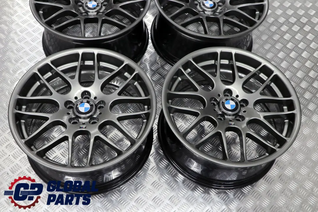 Complete Set 4x Wheel Rim 19" M Cross Spoke 163 to BMW 3 Series E46 M3 with Part number 2282895 BMW 3 Series E46 M3 Complete Set 4x Wheel Rim 19" M Cross Spoke 163 - SKU 2282895 - Part number 2282895