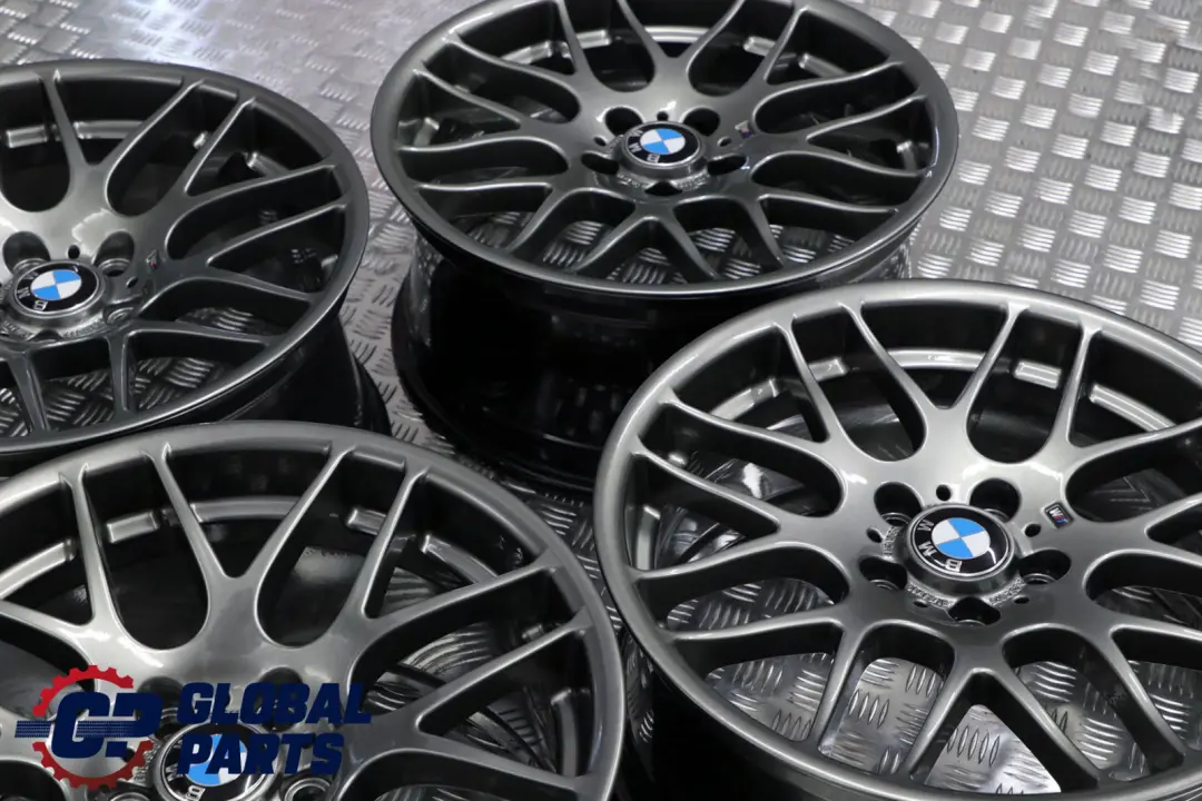 BMW 3 Series E46 M3 Complete Set 4x Wheel Rim 19" M Cross Spoke 163 - SKU 2282895 - Part number 2282895