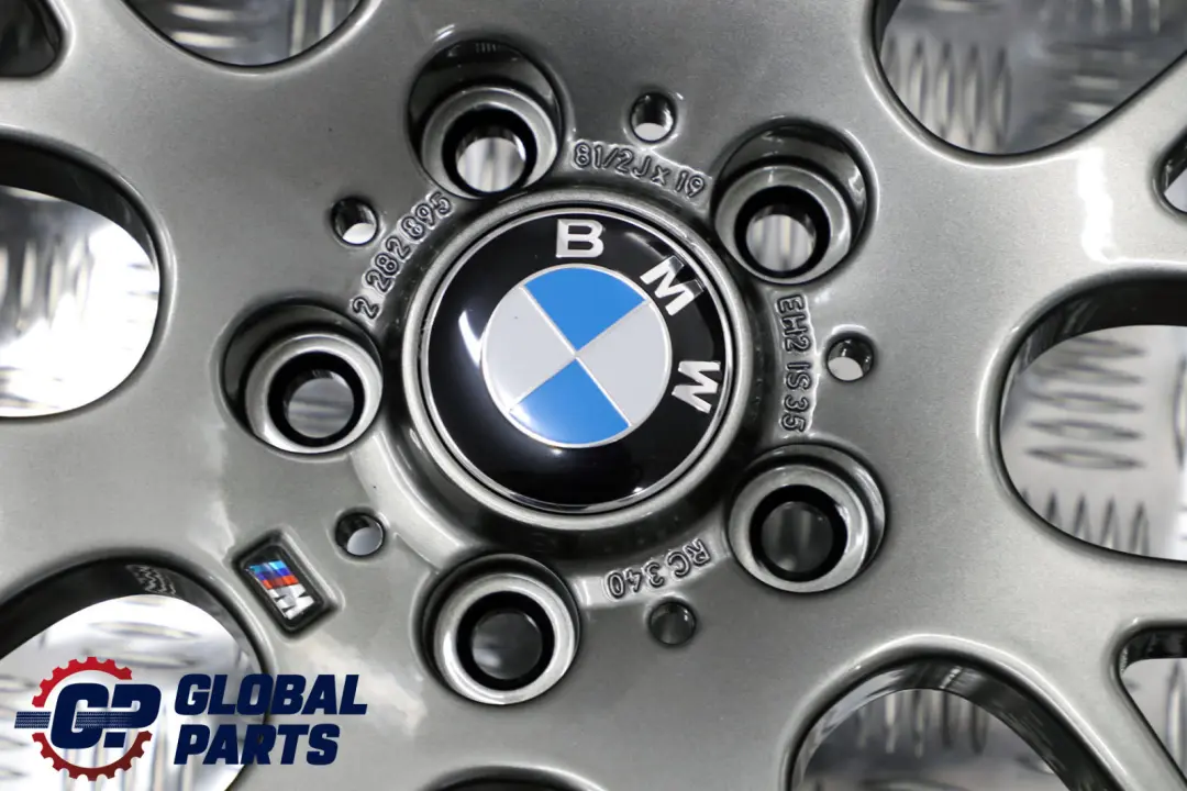 Complete Set 4x Wheel Rim 19" M Cross Spoke 163 to BMW 3 Series E46 M3 with Part number 2282895 BMW 3 Series E46 M3 Complete Set 4x Wheel Rim 19" M Cross Spoke 163 - SKU 2282895 - Part number 2282895