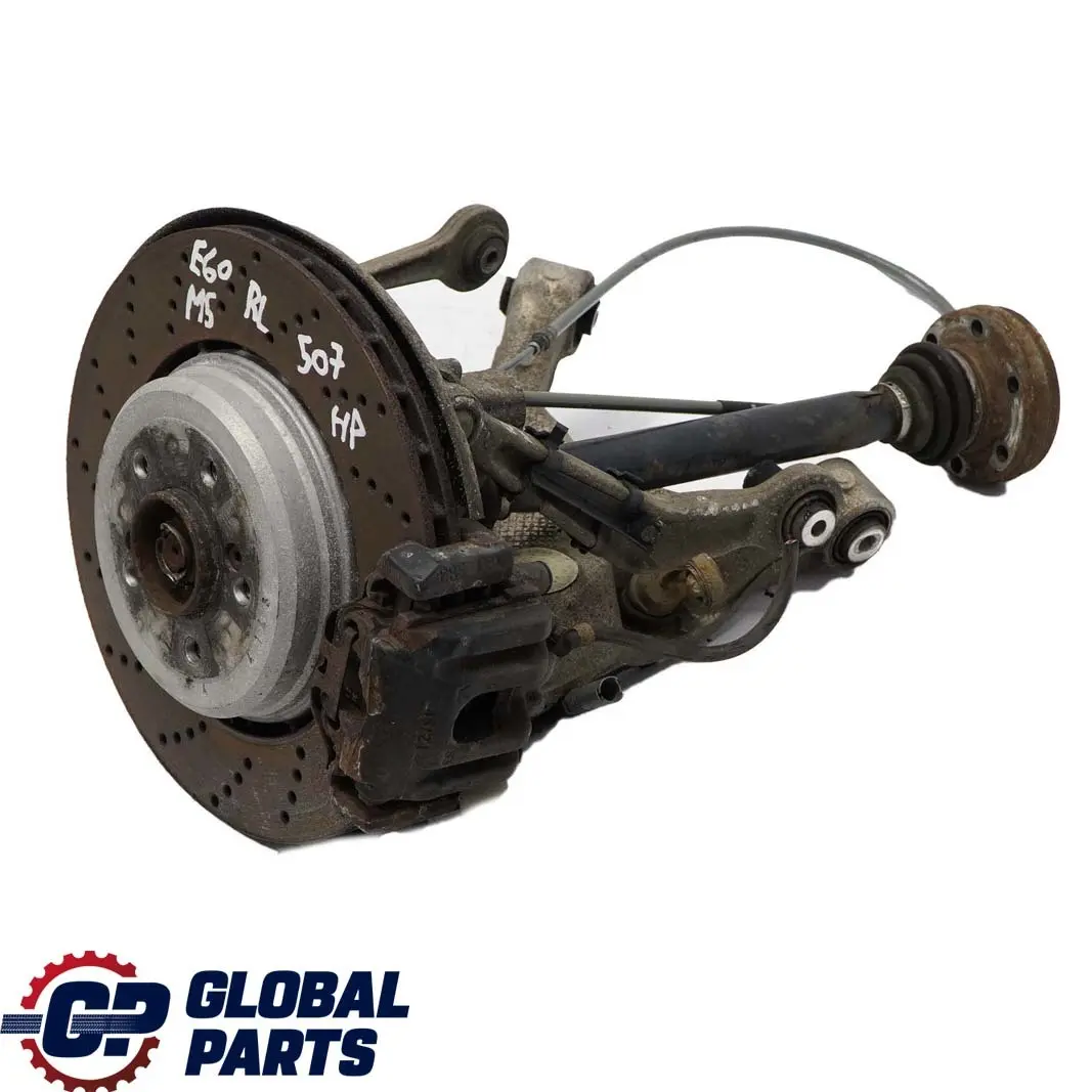 Left N/S Suspension Hub Leg Brake Caliper Disc to BMW 5 Series E60 M5 Rear with Part number 2282959 BMW 5 Series E60 M5 Rear Left N/S Suspension Hub Leg Brake Caliper Disc - SKU 2282959-1 - Part number 2282959