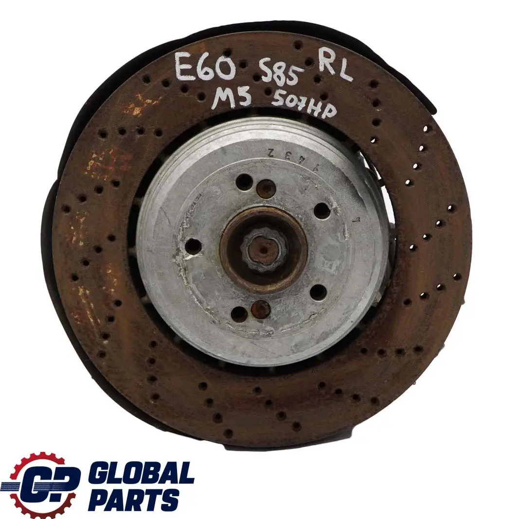 Left N/S Wheel Suspension Axle Hub Leg Brake Disc to BMW 5 Series E60 M5 Rear with Part number 2282959 BMW 5 Series E60 M5 Rear Left N/S Wheel Suspension Axle Hub Leg Brake Disc - SKU 2282959-2 - Part number 2282959