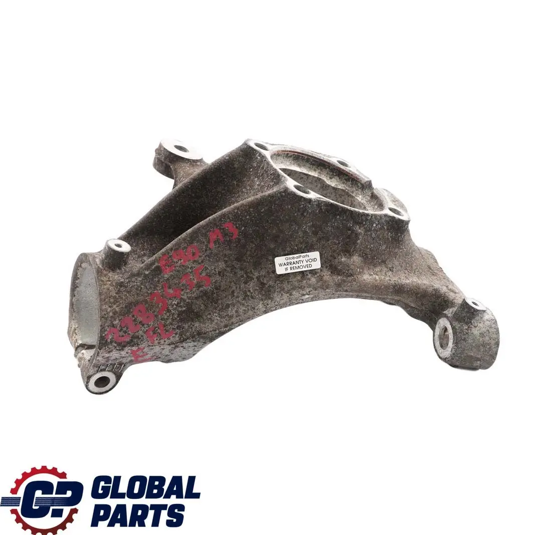 Carrier Front Left N/S Axle Suspension to BMW 3 E90 E92 E93 M3 Wheel with Part number 2283435 BMW 3 E90 E92 E93 M3 Wheel Carrier Front Left N/S Axle Suspension - SKU 2283435 - Part number 2283435