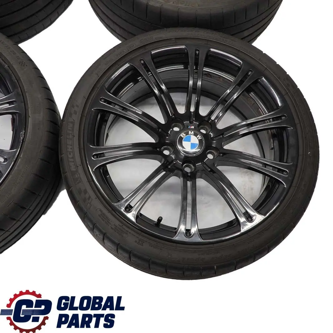 Komplettes 4x Rad Alufelgen 19" mit Reifen M Doppelspeiche 220 für BMW E90 E92 M3 mit Teilenummer BMW E90 E92 M3 Komplettes 4x Rad Alufelgen 19" mit Reifen M Doppelspeiche 220 - SKU 2283555/556 - Teilenummer