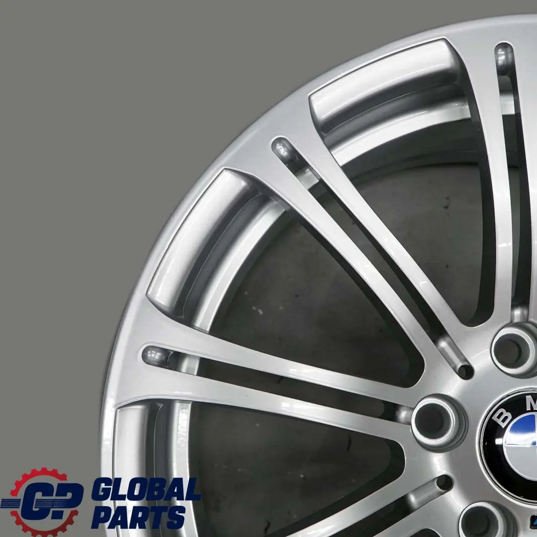 Front Wheel Alloy Rim 19" 8,5J ET:29 M Double Spoke 220 to BMW E90 E92 M3 Silver with Part number 2283555 BMW E90 E92 M3 Silver Front Wheel Alloy Rim 19" 8,5J ET:29 M Double Spoke 220 - SKU 2283555 - Part number 2283555