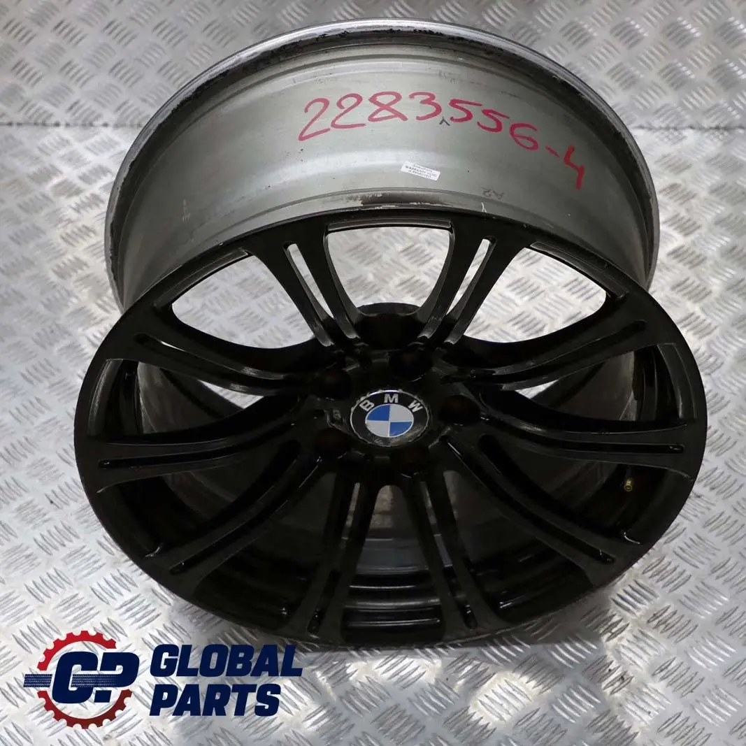 Alloy Rim 19" ET:23 9,5J M Double Spoke 220 to BMW E90 E92 E93 M3 Black Rear Wheel with Part number 2283556 BMW E90 E92 E93 M3 Black Rear Wheel Alloy Rim 19" ET:23 9,5J M Double Spoke 220 - SKU 2283556-4 - Part number 2283556