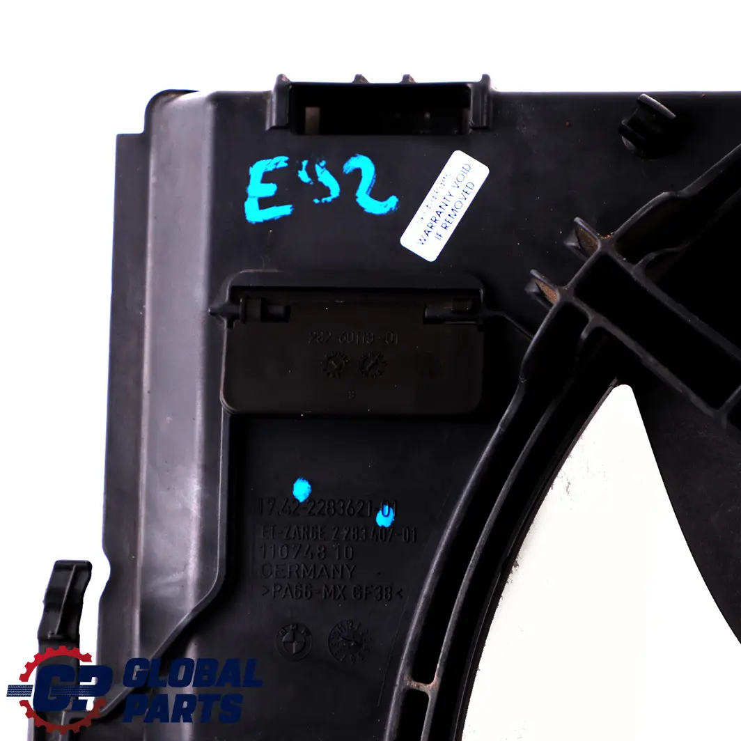 BMW 3 E90 E92 E93 M3 Engine Cooling Radiator Fan Housing 850W - SKU 2283621 - Part number 2283621