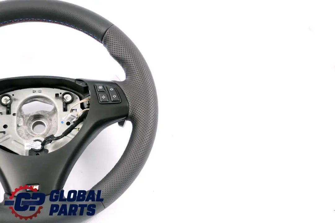 Leather M-Sport Thick Steering Wheel Paddle Shift to BMW E90 E92 E93 M3 NEW Black with Part number 2283738 BMW E90 E92 E93 M3 NEW Black Leather M-Sport Thick Steering Wheel Paddle Shift - SKU 2283738-1 - Part number 2283738