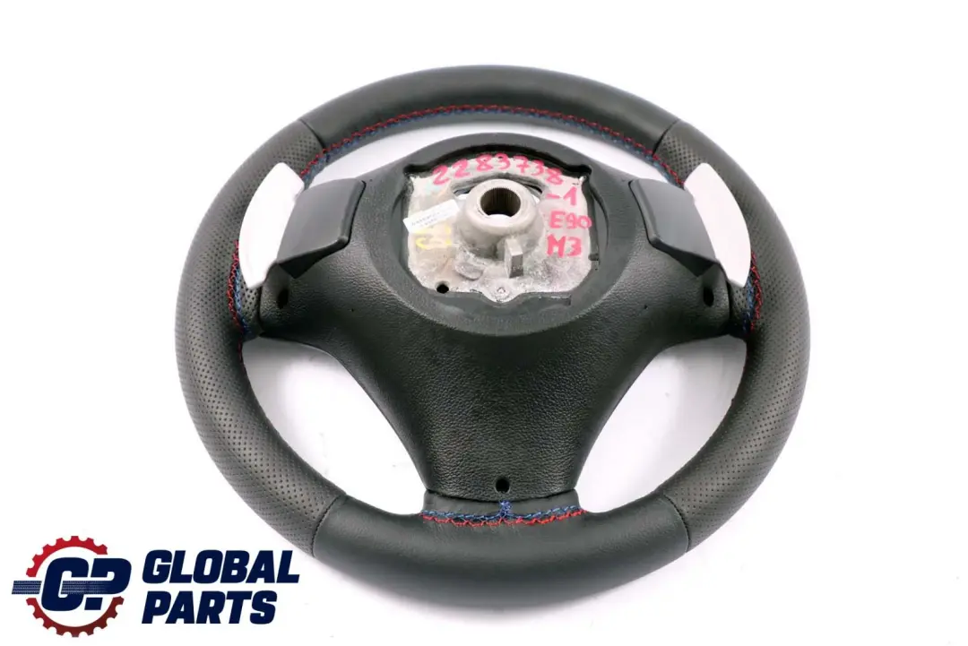 BMW E90 E92 E93 M3 NEW Black Leather M-Sport Thick Steering Wheel Paddle Shift - SKU 2283738-1 - Part number 2283738