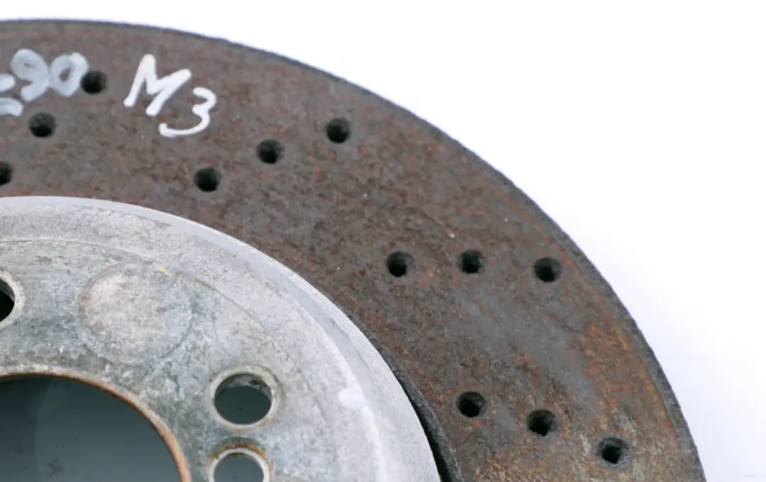 Left N/S Wheel Brake Disc to BMW 3 Series E90 E92 E93 M3 Rear with Part number 2283803 BMW 3 Series E90 E92 E93 M3 Rear Left N/S Wheel Brake Disc - SKU 2283803 - Part number 2283803