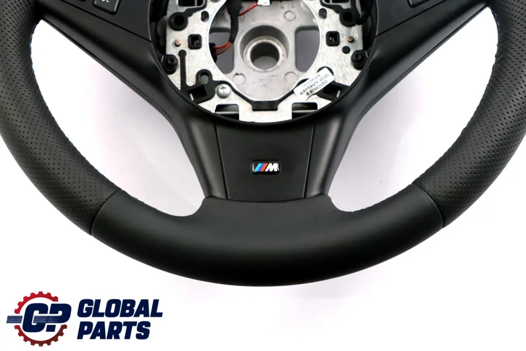 NUOVA Pelle M-Sport Volante M-tricolori Fili per BMW E60 E61 E63 E64 LCI con numero di parte 2283939 BMW E60 E61 E63 E64 LCI NUOVA Pelle M-Sport Volante M-tricolori Fili - SKU 2283939-1 - Numero di parte 2283939