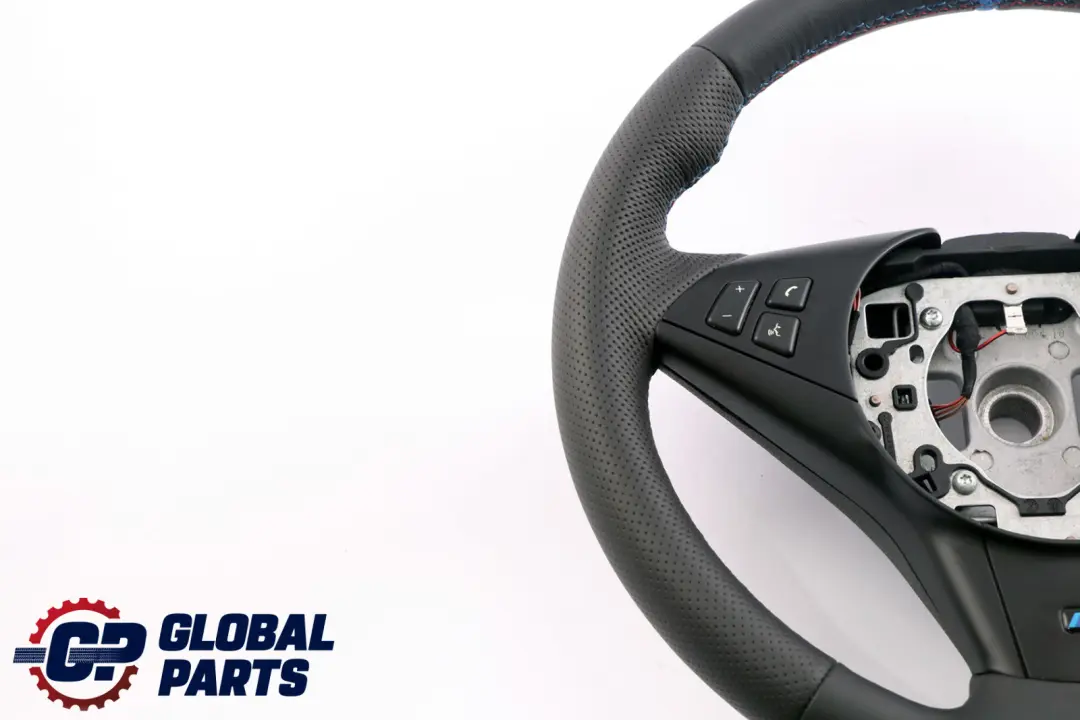 NUEVO Cuero M-Sport Volante ///M-hilos para BMW E60 E61 E63 E64 con número de pieza 2283939 BMW E60 E61 E63 E64 NUEVO Cuero M-Sport Volante ///M-hilos - SKU 2283939-1 - Número de pieza 2283939