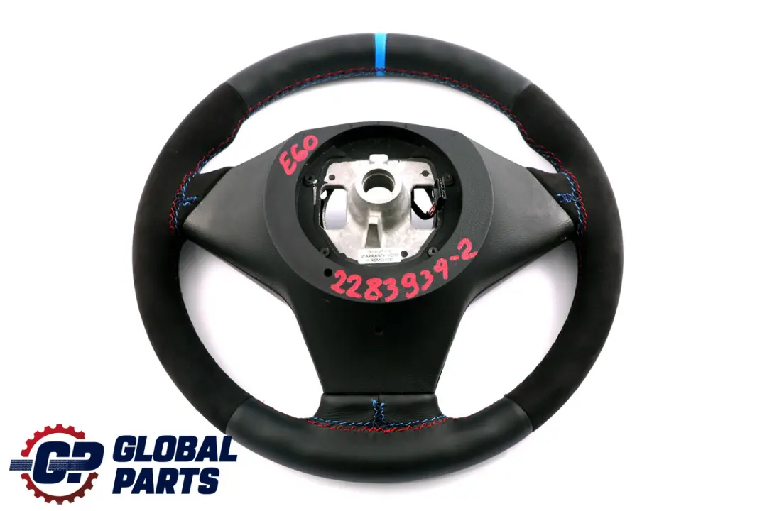 BMW E60 E61 E63 LCI NEU Schwarz Leder / Alcantara M Sportlenkrad Lenkrad - SKU 2283939-2 - Teilenummer 2283939