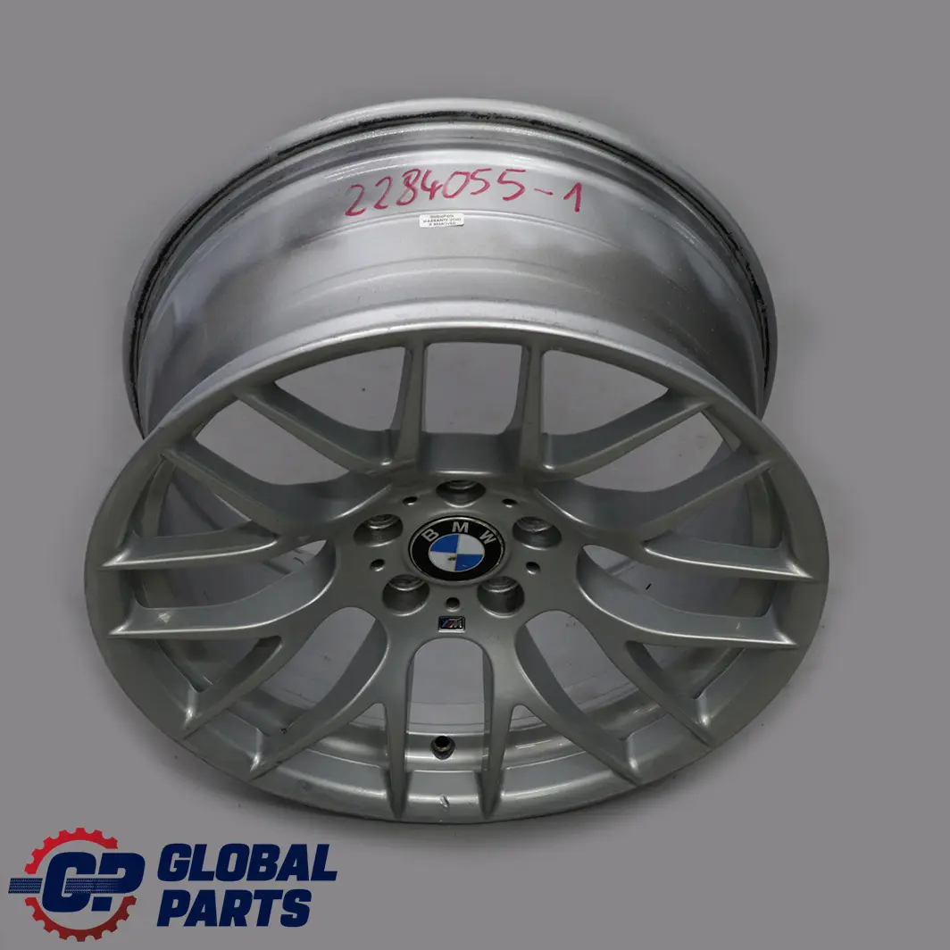 Silber Vorne Alufelge Alu Felge 19" 9J M Y-Speiche 359 für BMW E90 E92 M3 mit Teilenummer 2284055 BMW E90 E92 M3 Silber Vorne Alufelge Alu Felge 19" 9J M Y-Speiche 359 - SKU 2284055-1 - Teilenummer 2284055