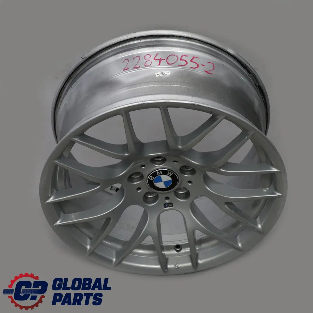 Front Wheel Alloy Rim 19" 9J ET:31 M Y-Spoke 359 to BMW E90 E92 M3 Silver with Part number 2284055 BMW E90 E92 M3 Silver Front Wheel Alloy Rim 19" 9J ET:31 M Y-Spoke 359 - SKU 2284055-2 - Part number 2284055