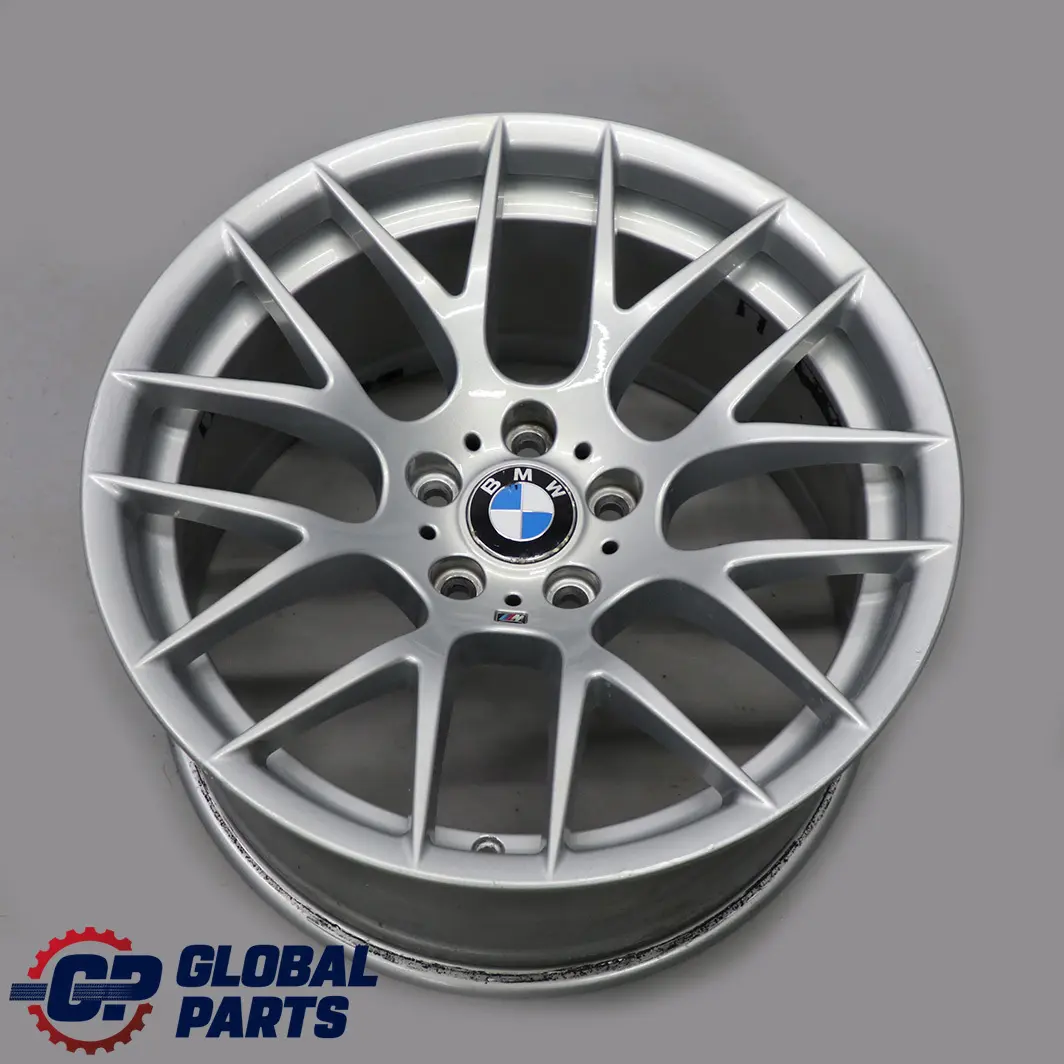 Silber Hinten Alu Felge Alufelge 19" 10J M Y-Speiche 359 für BMW E90 E92 M3 mit Teilenummer 2284060 BMW E90 E92 M3 Silber Hinten Alu Felge Alufelge 19" 10J M Y-Speiche 359 - SKU 2284060-1 - Teilenummer 2284060