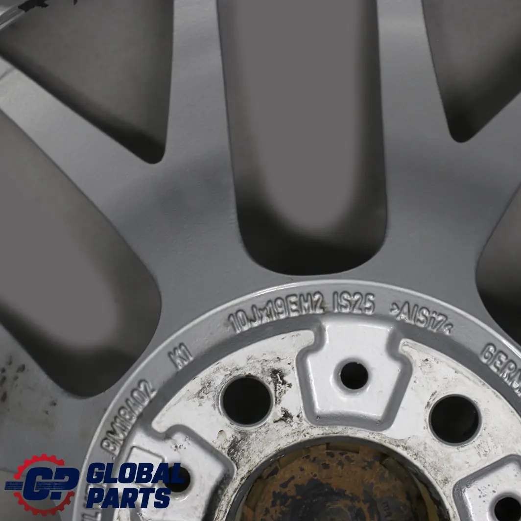 Alloy Rim 19" 10J ET:25 M Y-Spoke 359 to BMW E90 E92 M3 Silver Rear Wheel with Part number 2284060 BMW E90 E92 M3 Silver Rear Wheel Alloy Rim 19" 10J ET:25 M Y-Spoke 359 - SKU 2284060-1 - Part number 2284060