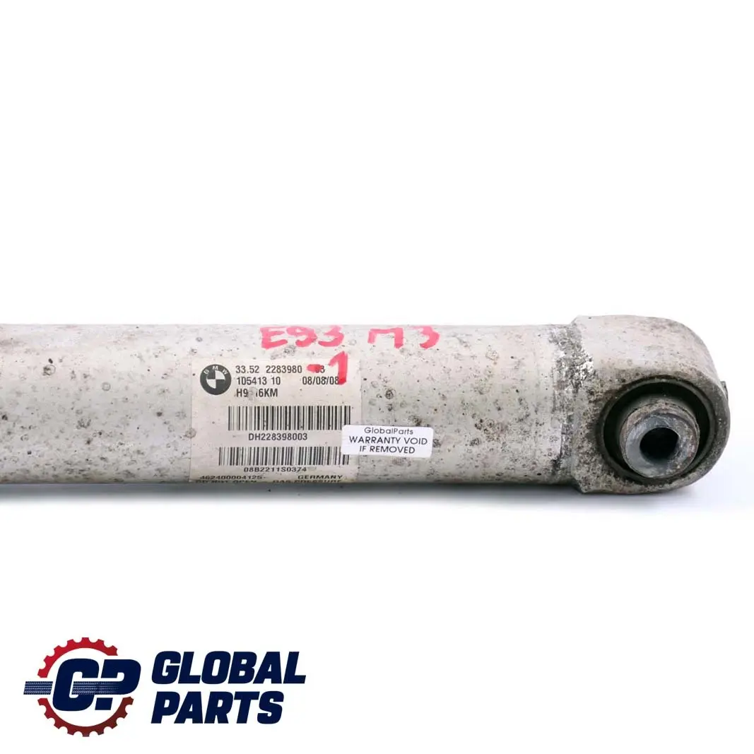 Amortisseur Arrière Ressort Pour EDC pour BMW E93 M3 Cabriolet à propos du numéro de pièce 2283980 BMW E93 M3 Cabriolet Amortisseur Arrière Ressort Pour EDC - SKU 2284317-1 - Numéro de pièce 2283980