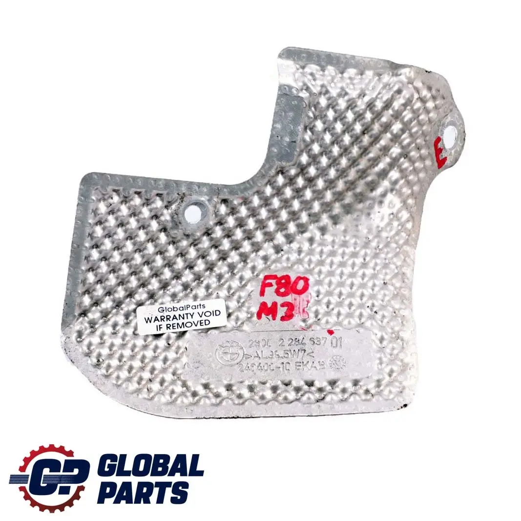 Piastra Termoresistente Cambio per BMW F80 M3 F82 F83 M4 con numero di parte 2284637 BMW F80 M3 F82 F83 M4 Piastra Termoresistente Cambio - SKU 2284637 - Numero di parte 2284637