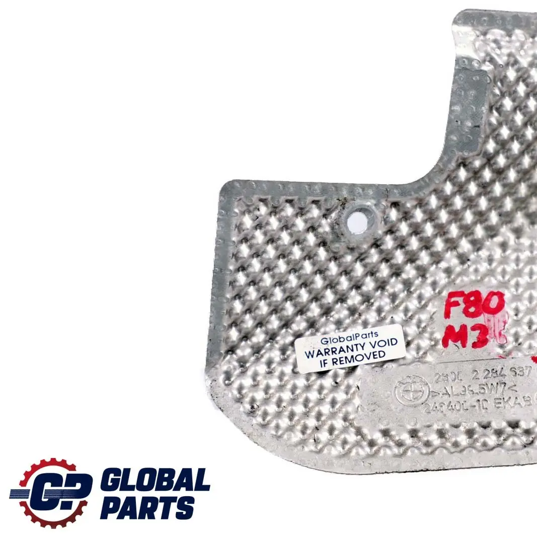 BMW F80 M3 F82 F83 M4 Caja De cambios De placa resistente al calor - SKU 2284637 - Número de pieza 2284637