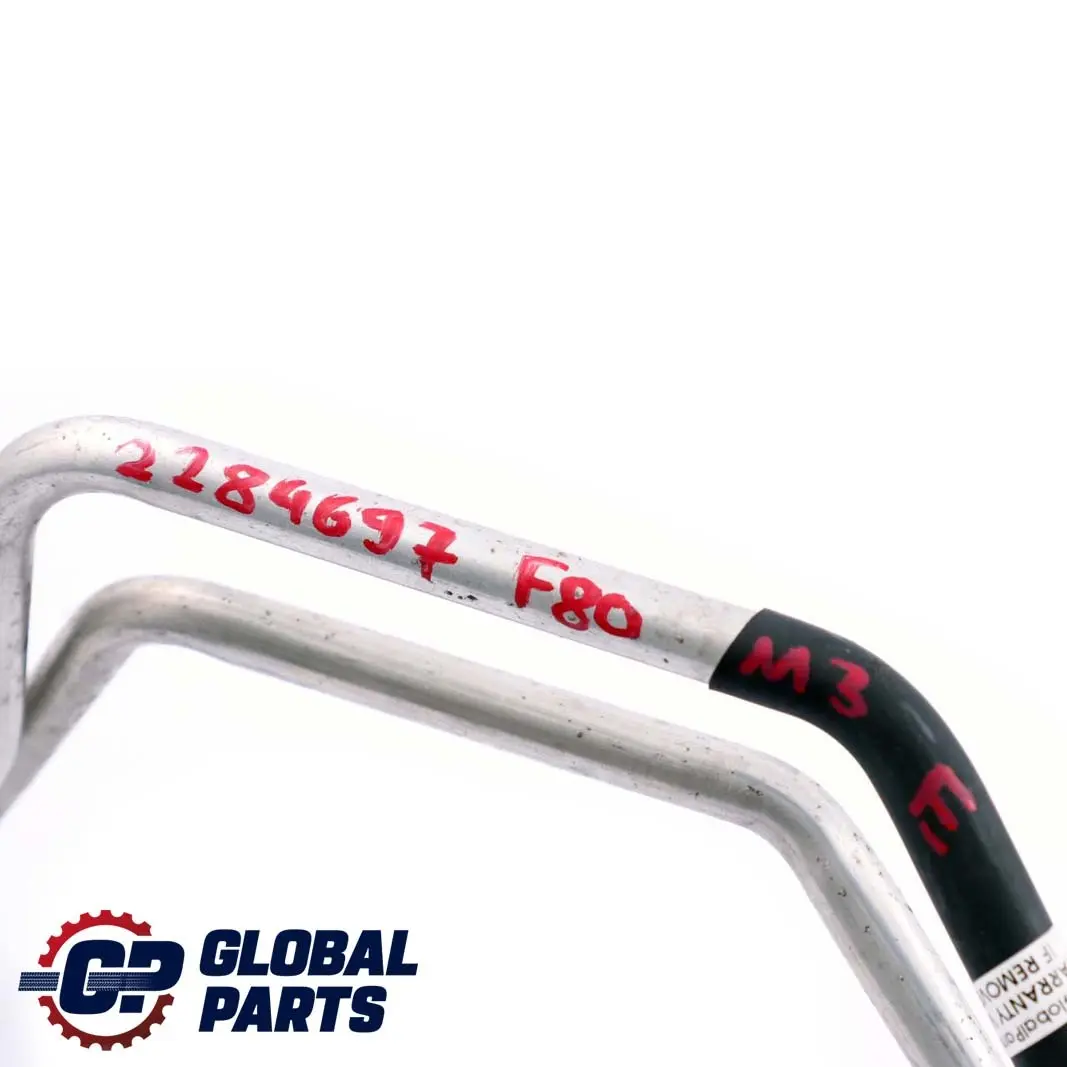 Transmission Oil Cooler Line Flow Pipe to BMW 3 4 Series F80 M3 F82 M4 with Part number 2284697 BMW 3 4 Series F80 M3 F82 M4 Transmission Oil Cooler Line Flow Pipe - SKU 2284697 - Part number 2284697