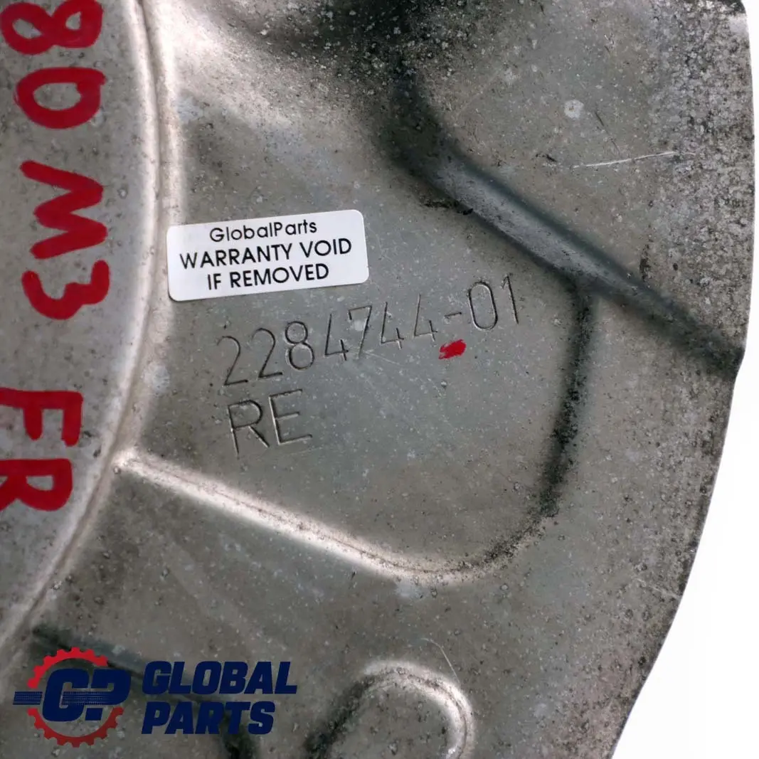 Vorderradbremse Schutzblech Vorne Rechts für BMW 3 4 er F80 M3 F82 M4 mit Teilenummer 2284744 BMW 3 4 er F80 M3 F82 M4 Vorderradbremse Schutzblech Vorne Rechts - SKU 2284744 - Teilenummer 2284744