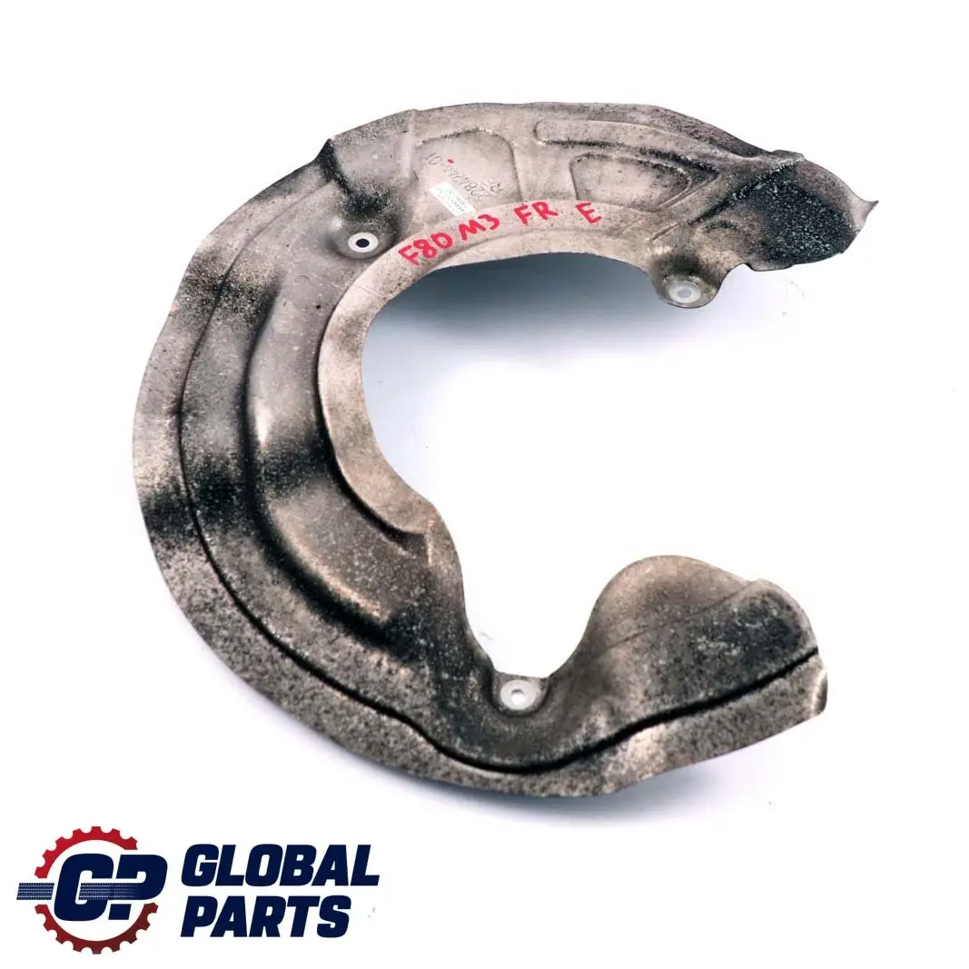 Protection Cover Plate Brake Disc Front Right O/S to BMW 3 4 Series F80 M3 F82 M4 with Part number 2284744 BMW 3 4 Series F80 M3 F82 M4 Protection Cover Plate Brake Disc Front Right O/S - SKU 2284744 - Part number 2284744